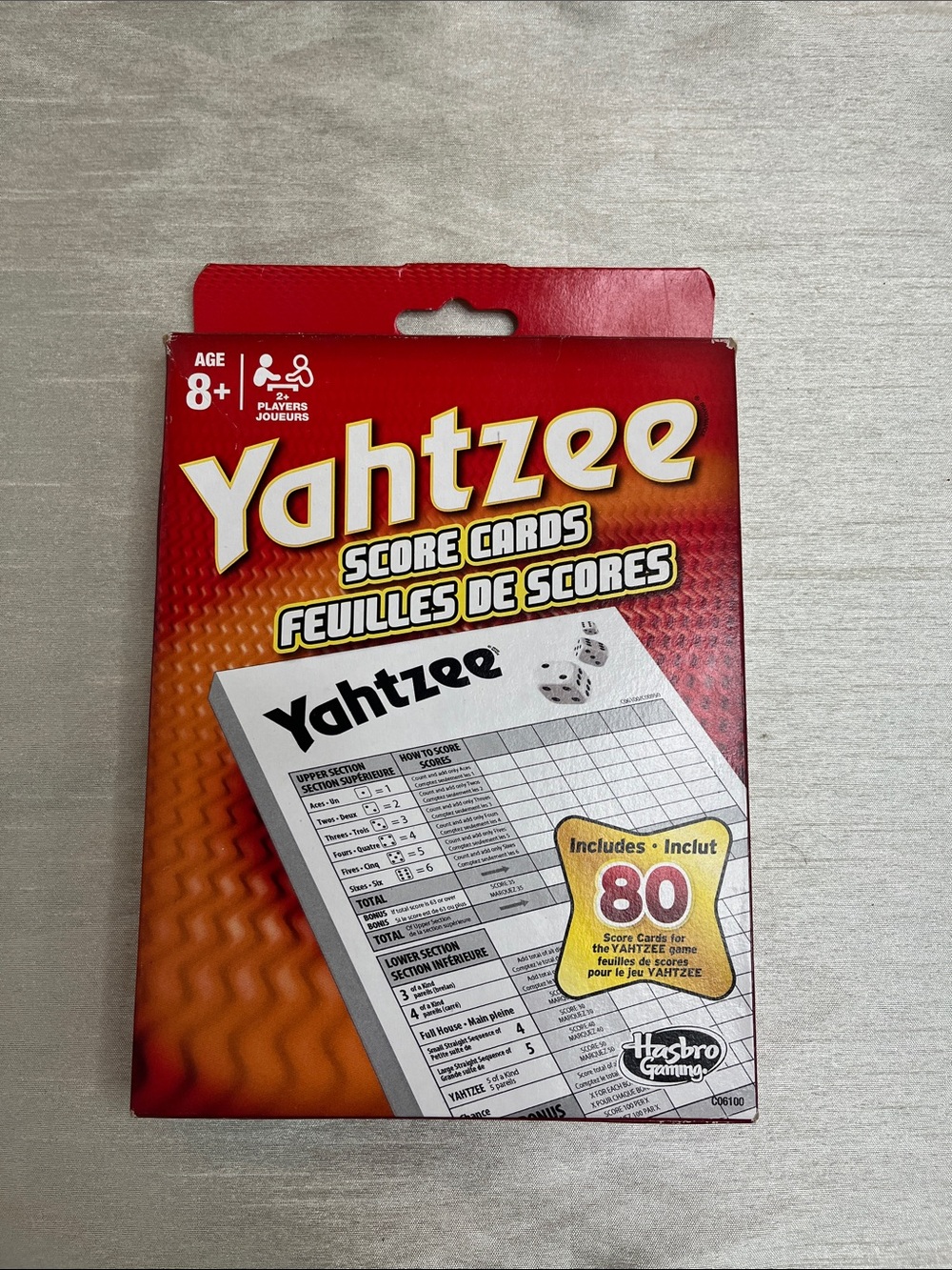 ✨$5 Add-On Item! 
Hasbro Yahtzee Replacement Score Pad
